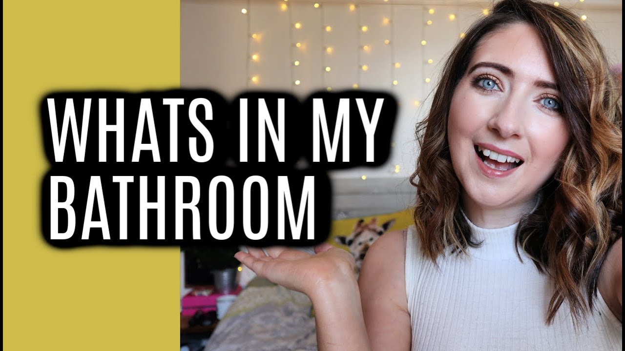WHAT'S IN MY BATHROOM CABINET ? BATHROOM SHELFIE | WILLOW BIGGS
