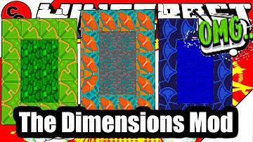 Minecraft Mods: " The Dimensions Mod 1.12.2 "