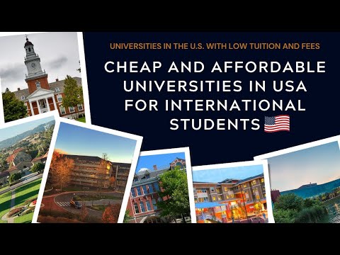 Cheap and Affordable Universities in the U.S. for International Students | Low Tuition Colleges