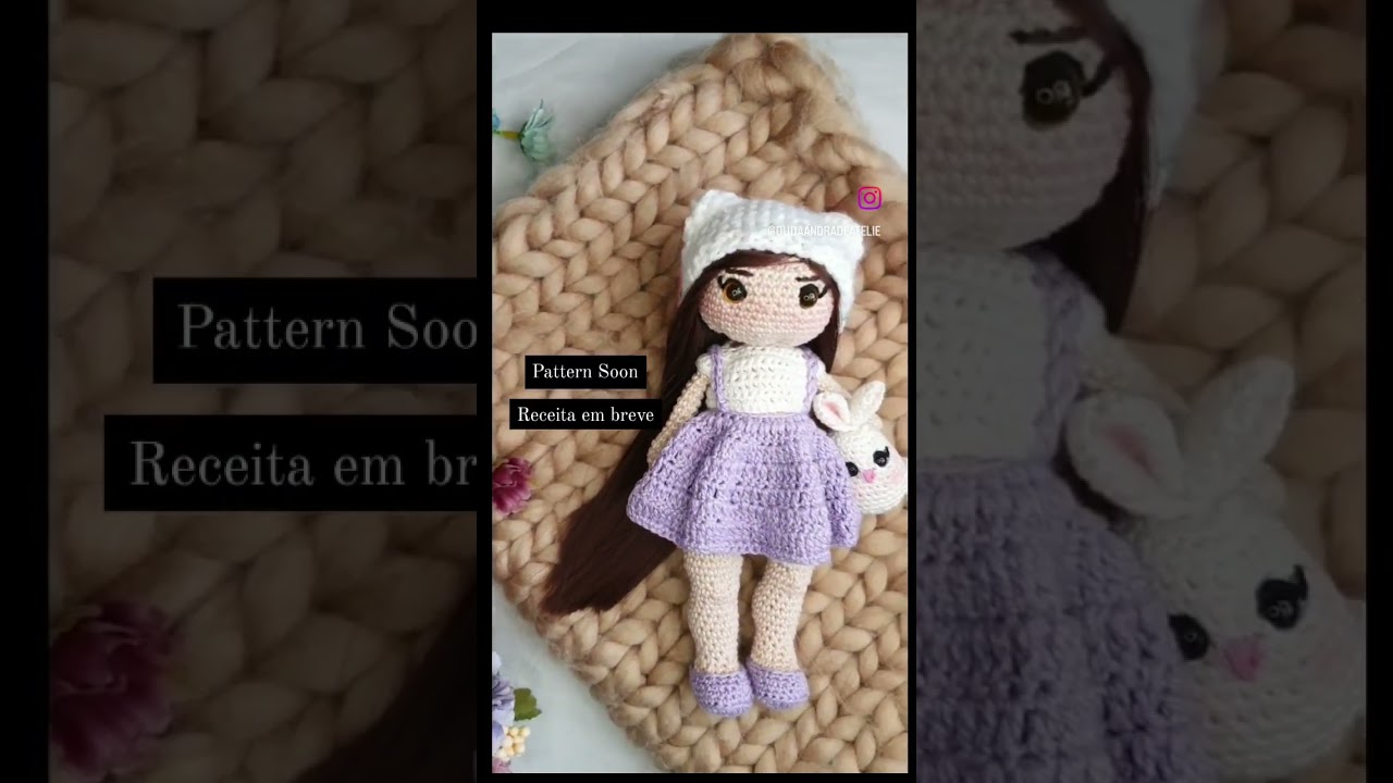 Marbie: receitas de amigurumi fanart