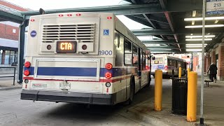 CTA On Board Riding 2008 New Flyer D40LF Bus 1900 on Route 201 Central/Ridge to Howard CTA Station