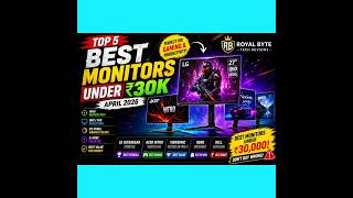 Top 5 Best Monitors Under ₹30,000 (April 2026) 🔥 Don’t Buy Wrong!