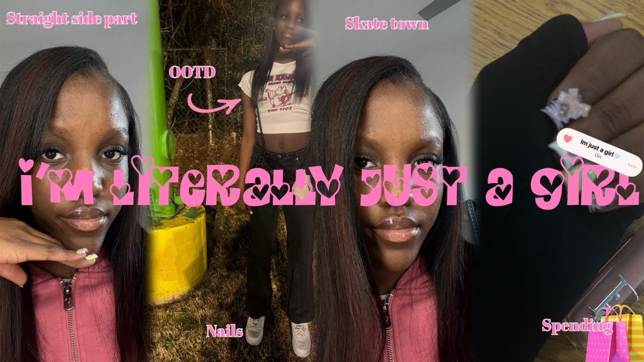IM LITERALLY JUST A GIRLL🎀 ll hair/nails/ootd/spending// Mariahreneediaryy 
