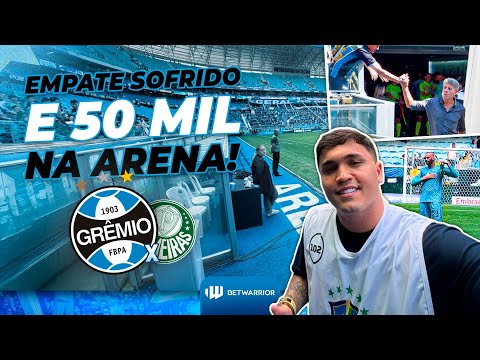 50,000 AT THE ARENA AND THE DEBUT OF IDOL RENATO - GRÊMIO 0x0 PALMEIRAS