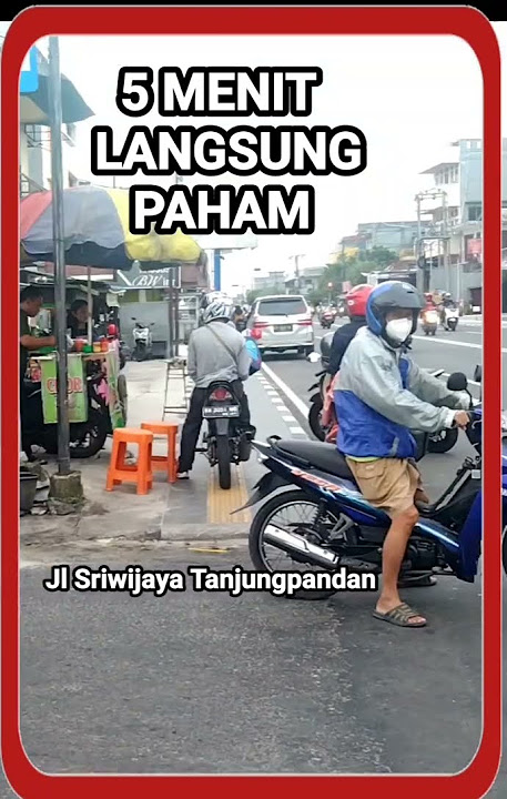 Pedestrian Jalan Sriwijaya Tanjungpandan @NuansaBelitung