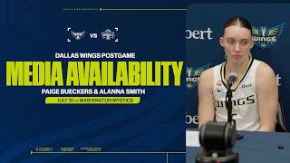 Paige Bueckers, Alanna Smith | Media Availibility at Washington Mystics | 7.31.26