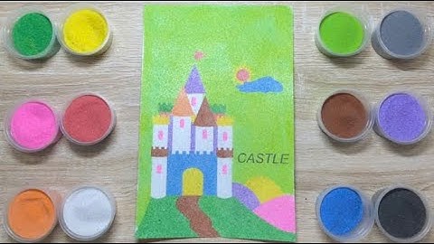 Tô màu tranh cát LÂU ĐÀI (COLORED SAND PICTURE CASTLE) - VƯƠNG QUỐC MỘNG MƠ  | HeyToysTV