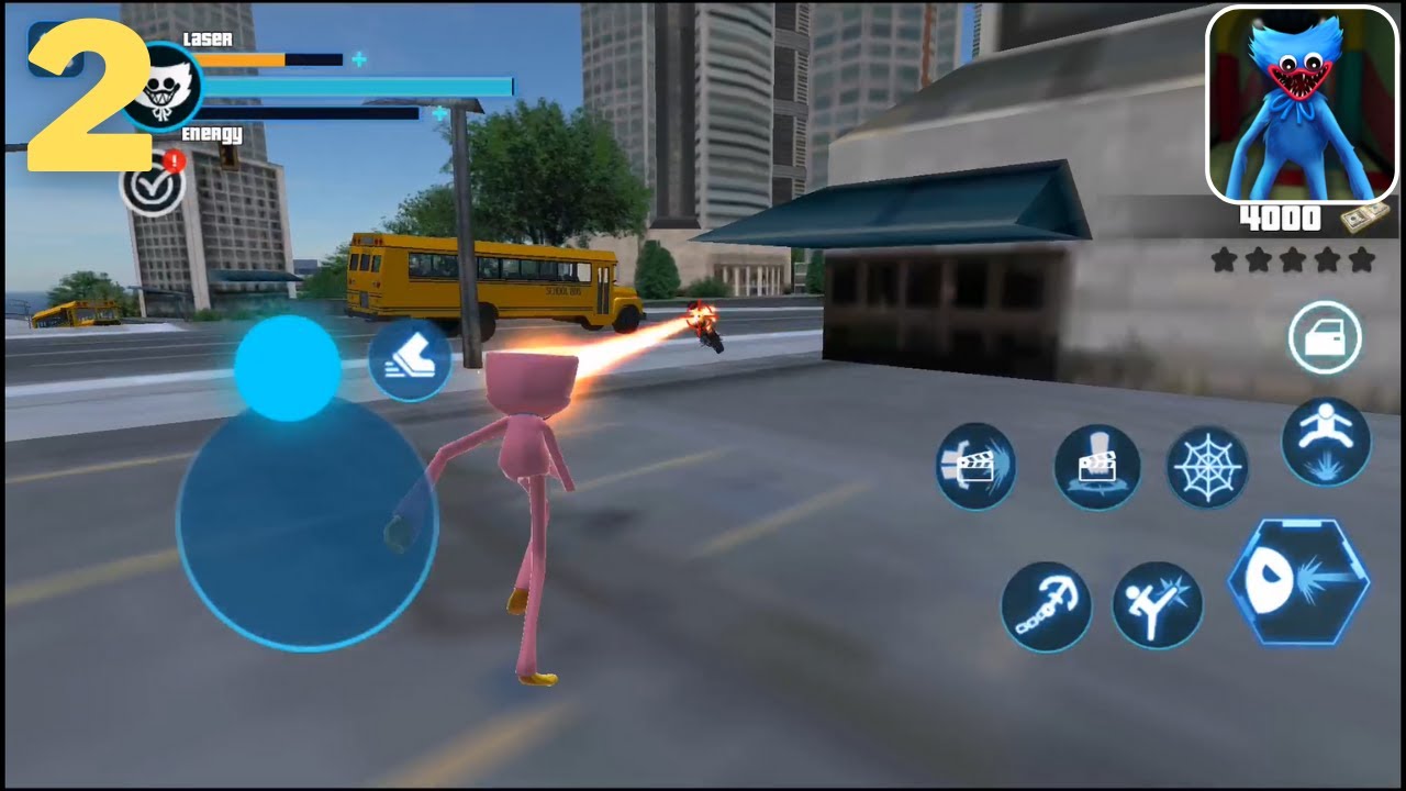 Poppy Rope Game Gameplay Walkthrough Part 2 | GTA MOD | All Levels (Android, iOS)