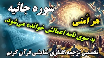ترجمه نمایشنامه ای سوره جاثیه : روزی که هر امتی به زانو درمی‌آید!"