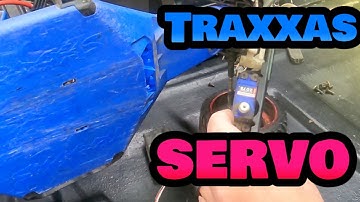 Traxxas Slash LCG steering servo replacement.