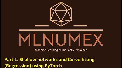 Part 1: Shallow network and Curve fitting using PyTorch (Regression)