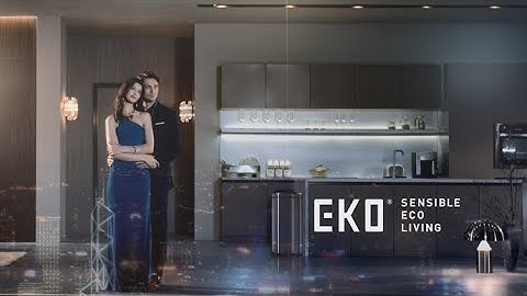 EKO 9287 Deluxe Phantom Sensor trash can, touchless samrter design