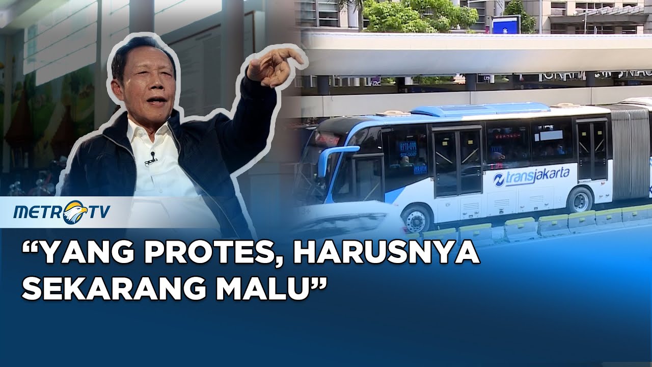 Soal Kritikan Transjakarta, Sutiyoso: Kendaraan Ngebul Diganti Kok Protes 