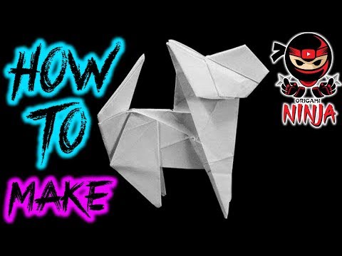 How To Fold: Origami Cat (Fuchimoto Muneji) - YouTube