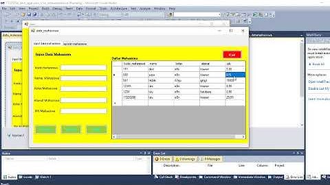 Project UAS pemrograman Visual Data Mahasiswa STMIK Royal kisaran