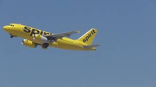 Spotting at LAX : Airbus A319-132 Spirit Airlines N502NK