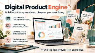 Digital Product Engine Review – Create Etsy Digital Products, Listings & Store Assets Fast