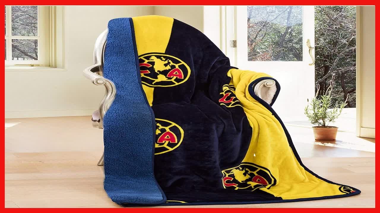 Club America Silk Touch Sherpa Lined Throw Blanket 50x60 (1)