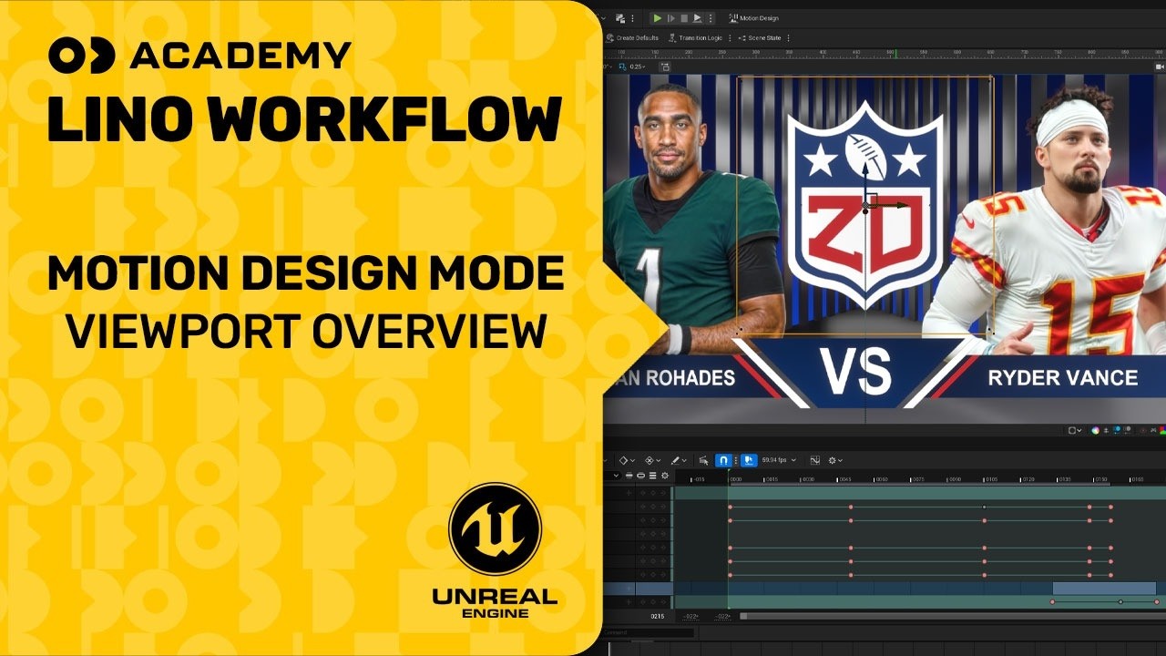 Motion Design Viewport Overview | Lino Workflow Fundamentals