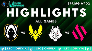 LEC Spring 2025 W4D2 | LEC Highlights ALL GAMES by Onivia