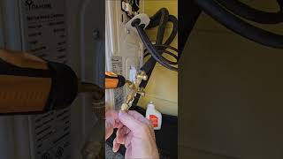 how to remove your Schrader valve core from a new install before vacuuming #VCRTforthewin