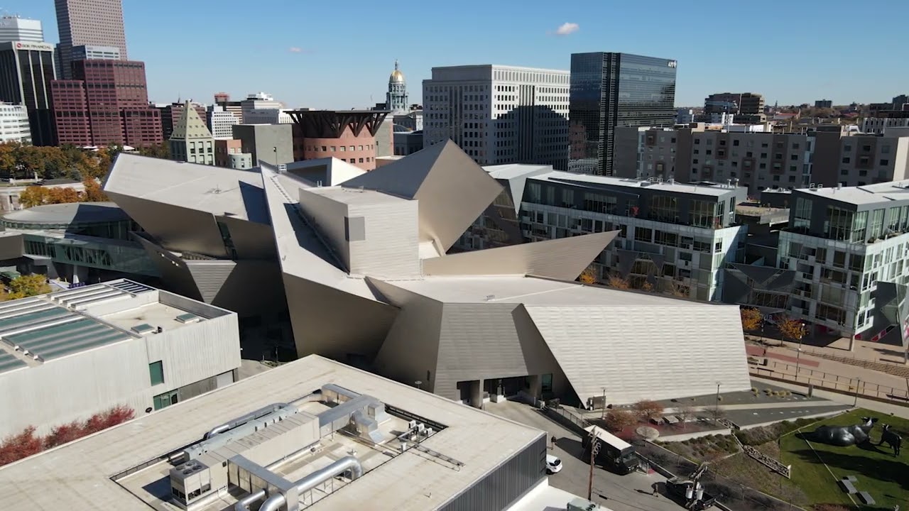 Denver Art Museum Aerial Video YouTube