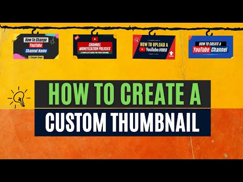 How to Create a Custom Thumbnail - Guide for Beginners - 2021 | Subtitles Available
