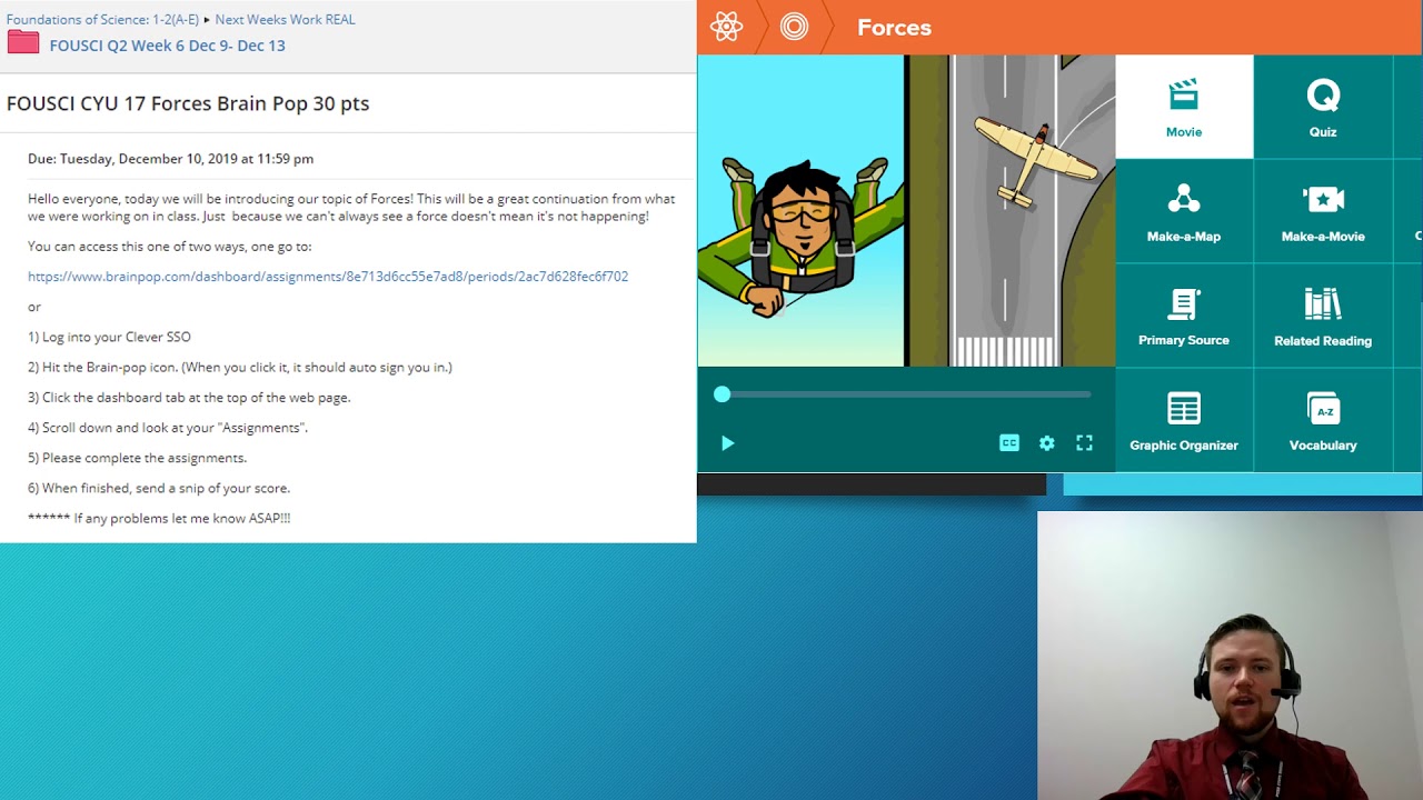 Brain pop forces video - YouTube