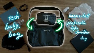 MONT-BELL POCKETABLE SHOULDER BAG / Tech Baby Bag - Backpacking:vol.47