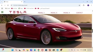 Tesla Landing Page HTML CSS