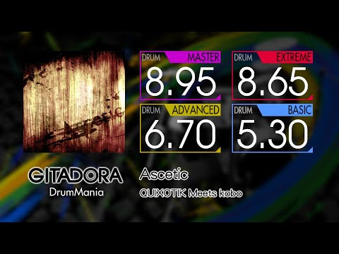 【GITADORA】 Ascetic (MASTER ~ BASIC) Drum