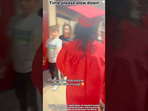 As i finish,she's just be ginning #senior #graduated #elementaryschool #fyp #siblings