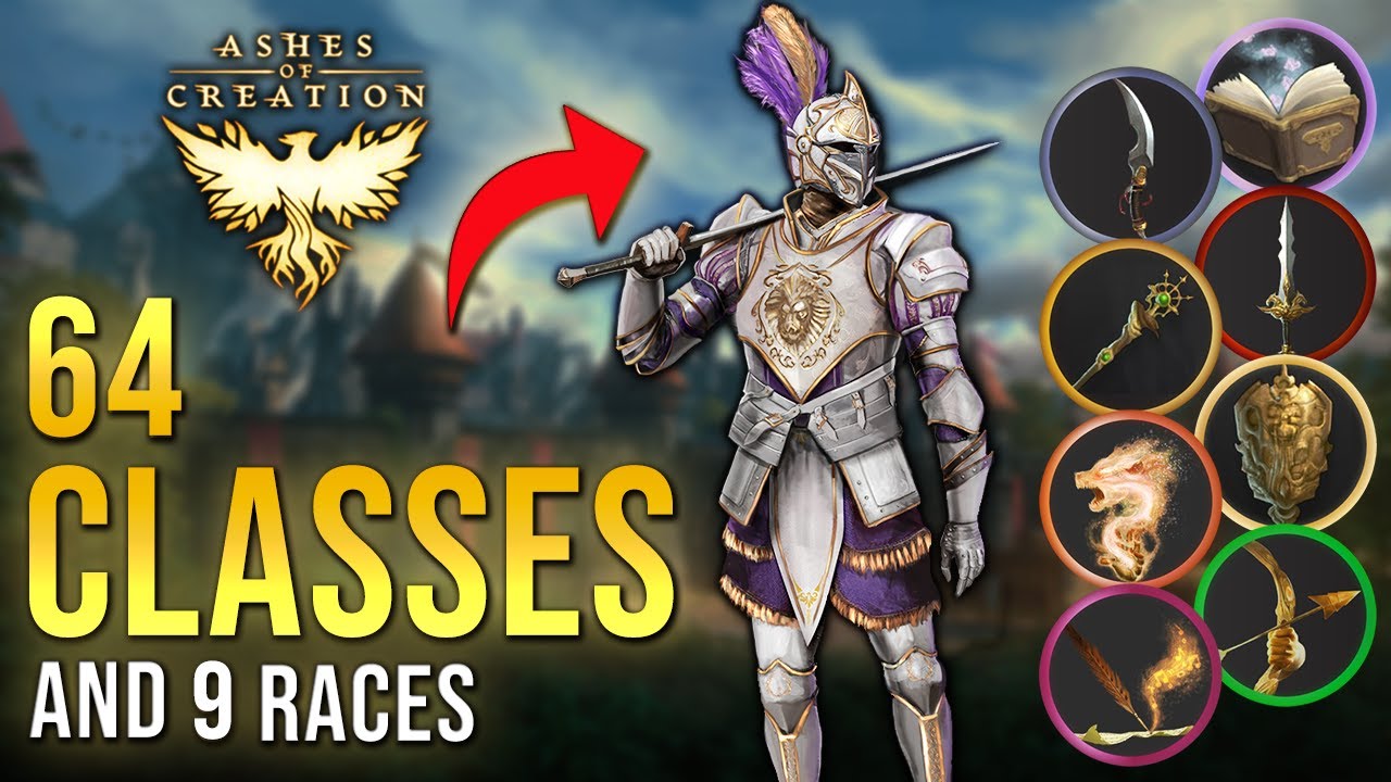 Ashes Of Creation All 64 Classes And Races Explained Youtube