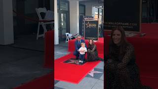 Eugene Levy brings his daughter and grand son for his star!