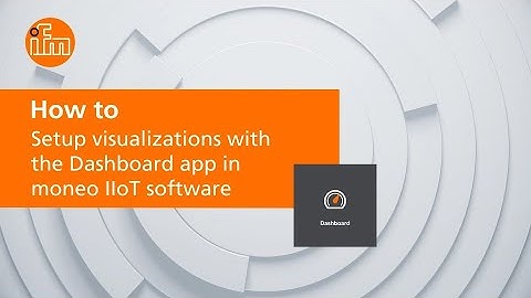 How to setup visualizations with the Dashboard app in moneo IIoT software