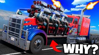This Diesel Truck Makes NO SENSE! (BeamNG Drive Mods)