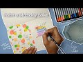 Watercolour painting tutorial for beginners | How to paint a cake using watercolour #watercolor