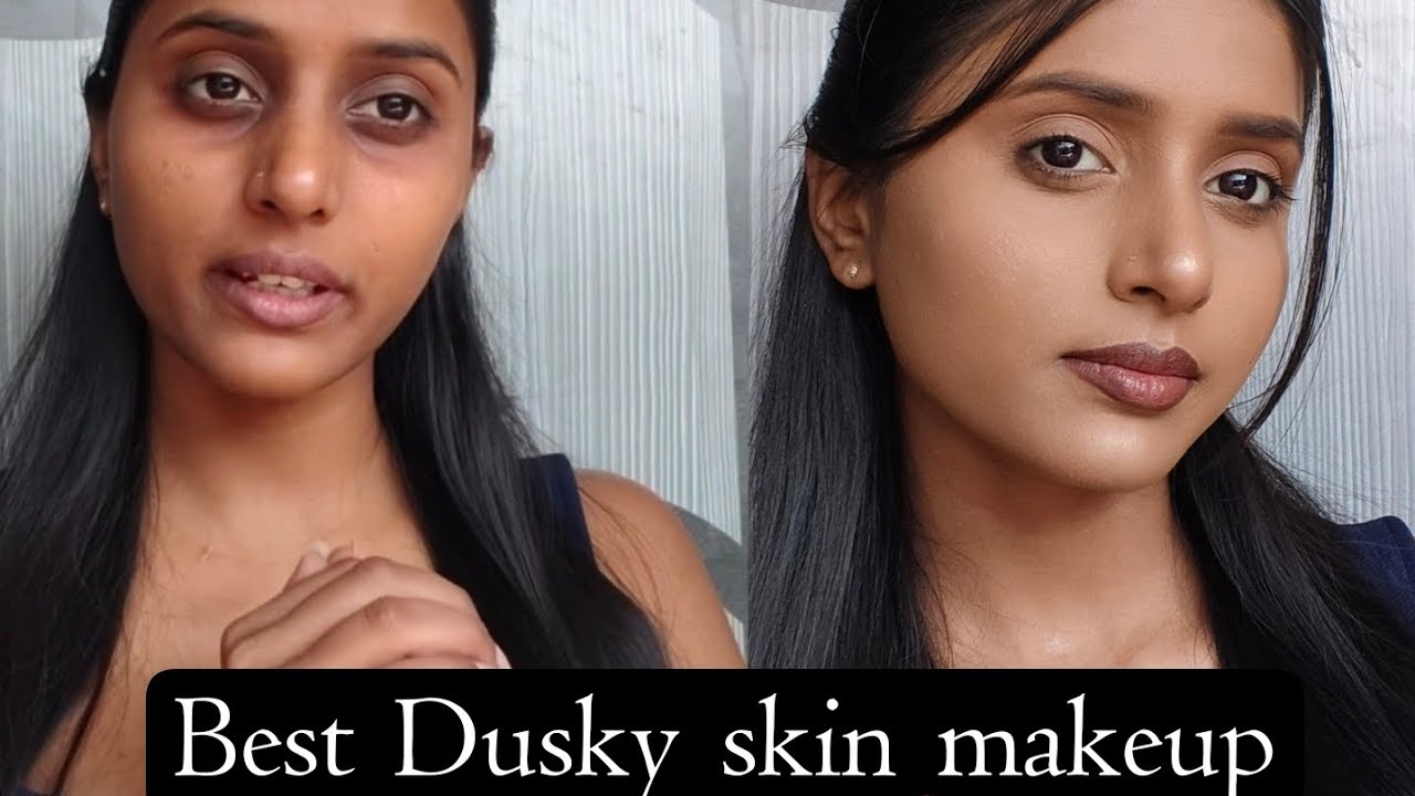 How to Do Natural Soft Makeup on Dusky Skin 😳 | Step-by-Step Guide for Beginners👀