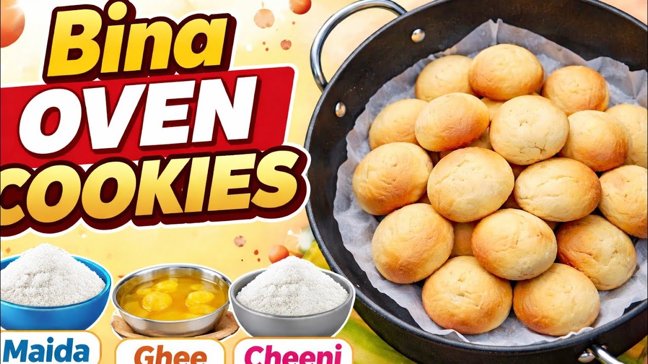 Bakery Style Cookies & Nankhatai Recipe | Bina Oven Ghar Par Perfect Banaye