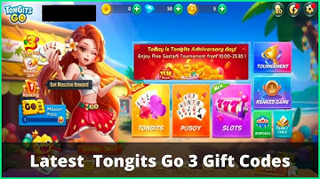 TONGITS GO NEW GIFT CODES 2022 || TONGITS GO REDEEM CODES redeem code game
