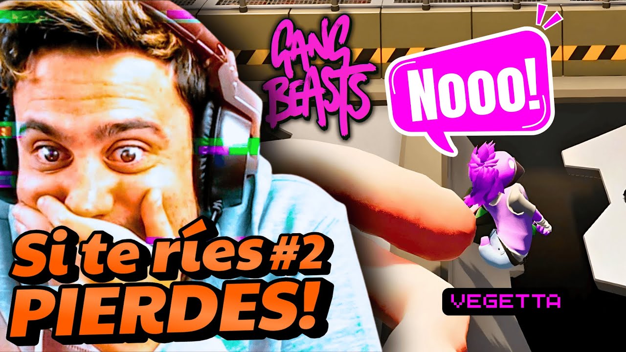 A VEGETTA no LE GUSTA este VÍDEO! 🤫 NO TE RÍAS! Lo MEJOR de GANG BEASTS #2