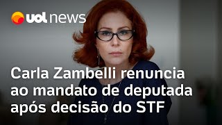 Carla Zambelli Renuncia Ao Mandato De Deputada Após Decisão Do Stf