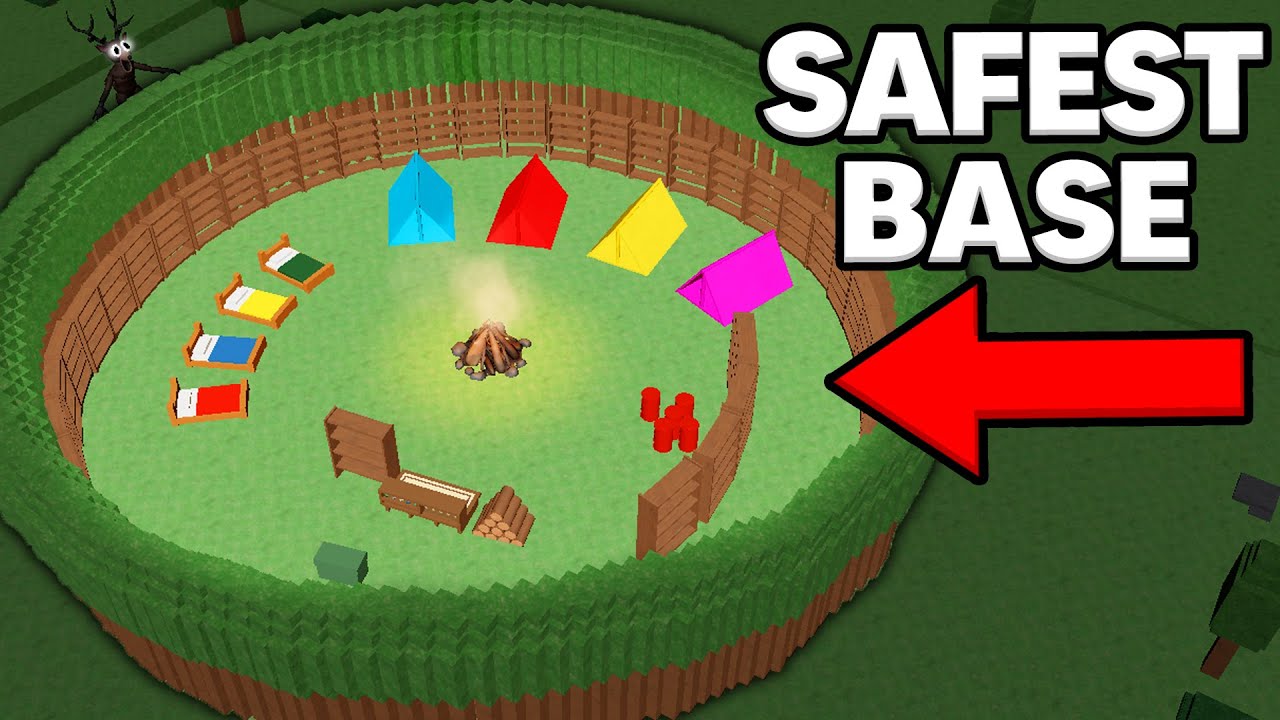 I Built The SAFEST Base on 99 Nights in the Forest