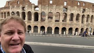 Roman Colosseum testimony of grace transformation. Saint Telemachus stopped the violence