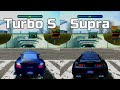 NFS Most Wanted Porsche 911 Turbo S Vs Toyota Supra Drag Race NFS Most Wanted Porsche 911 Turbo S Vs Toyota Supra Drag Race