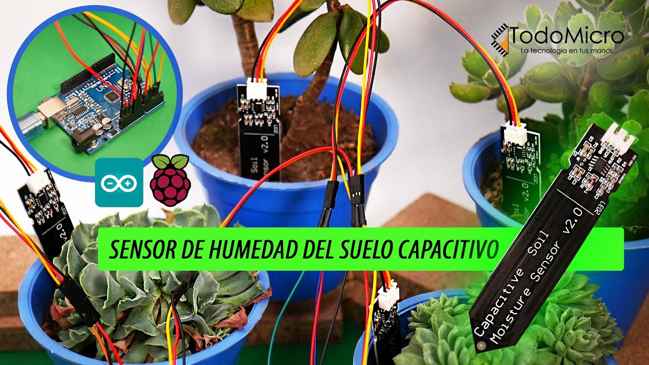 Sensor Capacitivo de Humedad de Suelo