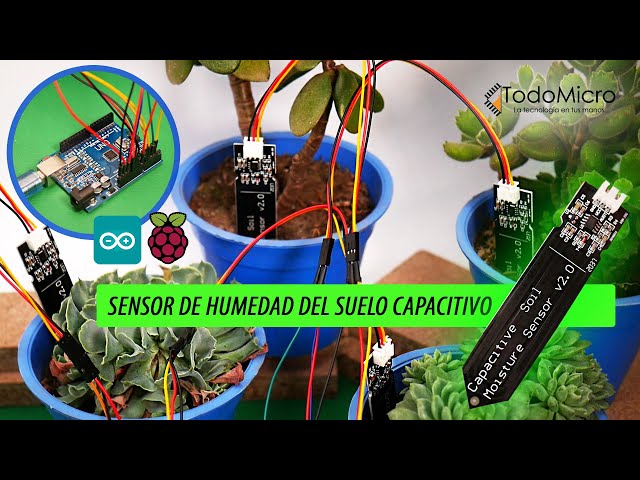 🌱Sensor capacitivo de humedad en suelo: descripción y utilización con  arduino uno. 