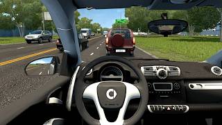 Smart Fortwo - City Car Driving [Steering Wheel Game Play] screenshot 3