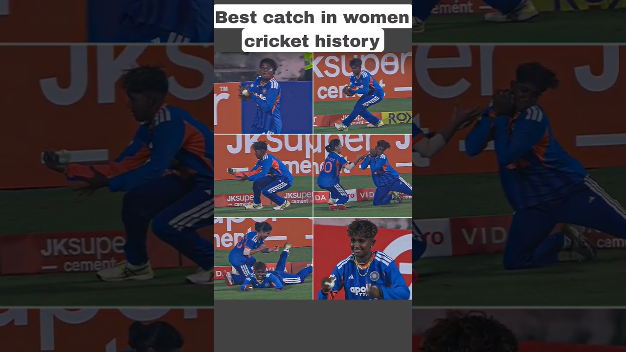 What a catch! 👏🔥womenscricket 