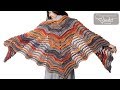 Crochet Lacy Shawl Pattern | INTERMEDIATE | The Crochet Crowd